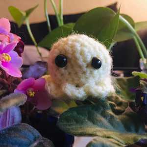 A cute crochet octopus